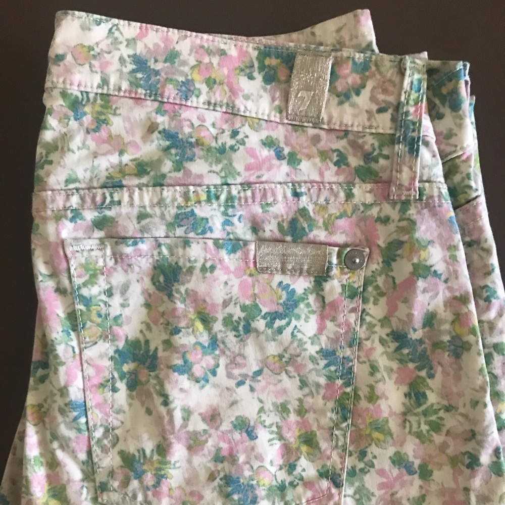  7forAllMankind Floral Jeans